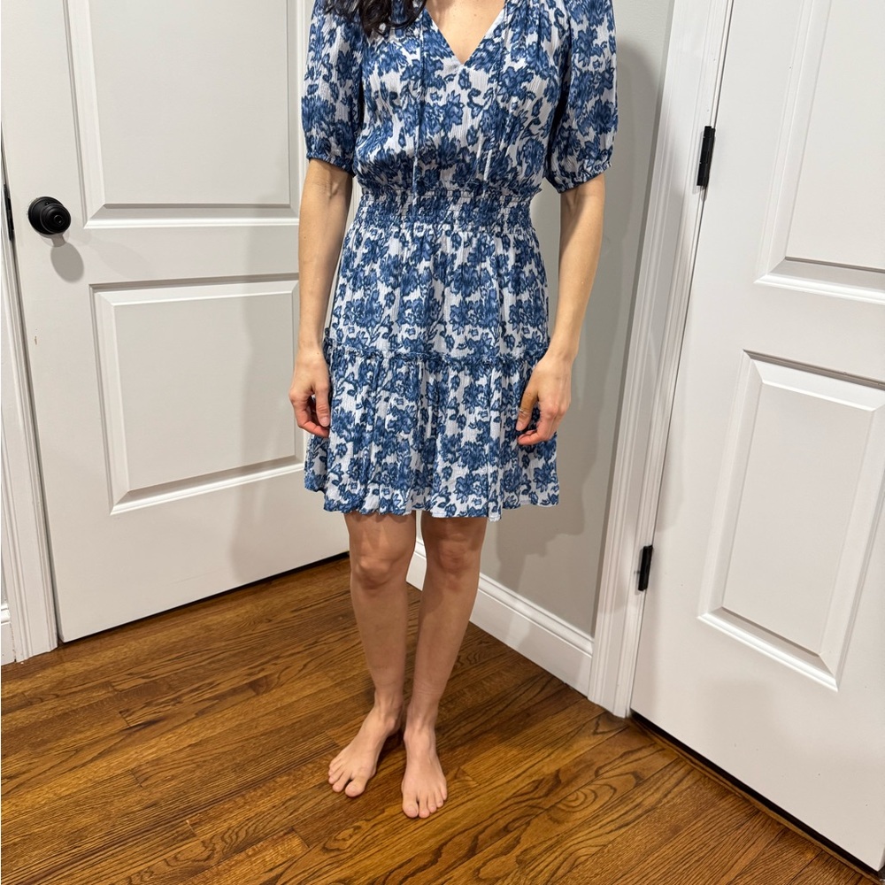 Rails Blue Floral Mini Dress